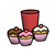 Cupcakes Color PDF