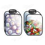 Two Candy Jars