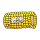 Corn on the Cob with kernels missing