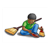 Boy Cleaning Color PDF