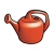 Red Watering Can Color PNG
