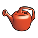 Red Watering Can with handle