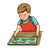 Boy Baking Color PNG