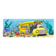 Undersea School Bus with fish children entering the open door