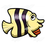 Yellow-Black Striped Fish