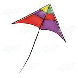Colorful Triangle Kite