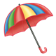 Open Umbrella multicolored