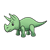 Green Dinosaur Color PNG