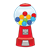 Red Gumball Machine Color PNG