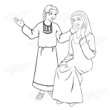 Naaman's Wife and Servant Girl
