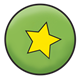 Green Ball with yellow star