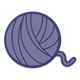 Ball of Yarn purple