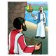 Jesus Calls Matthew with sea in background