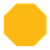 Yellow Octagon Color PNG