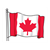 Canadian Flag 1 Color PDF