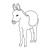 Loaded Donkey Line PNG