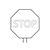 Stop Sign on Post Line PDF