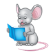 Reading Mouse child