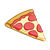Slice of Pizza Color PNG