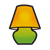 Green Lamp Color PNG