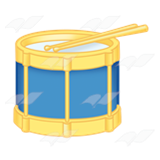 Blue and Yellow Drum