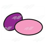 Two Coated Candies