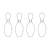 Bowling Pins Line PNG