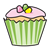 Vanilla Cupcake Color PNG