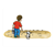 Boy with Pail and Dog Color PDF