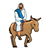 Jesus Riding Donkey Color PDF