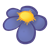 Purple Flower Head Color PNG