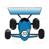 Blue Racecar