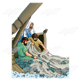 Jesus, Disciples Fishing