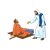 Jesus and Lame Man Color PNG