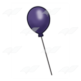 One Purple Balloon