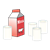 Milk Carton Color PNG