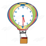 Hot Air Balloon Clock