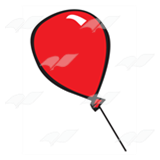 Single Red Balloon