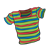 Striped T-Shirt Color PNG