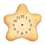 Brown Starfish Clock Color PDF