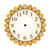 Sunflower Clock Color PDF