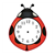 Ladybug Clock Color PDF
