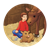 Boy in Barn Color PNG