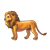 Golden Lion Color PNG