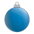 Round Blue Ornament Color PNG