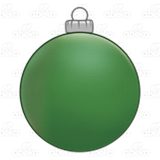 Round Green Ornament