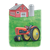 Tractor, Barn, and Silo Color PNG