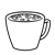 Cup of Cocoa Line PNG