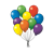 Balloon Bunch Color PNG