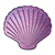 Purple Scalloped Shell Color PDF